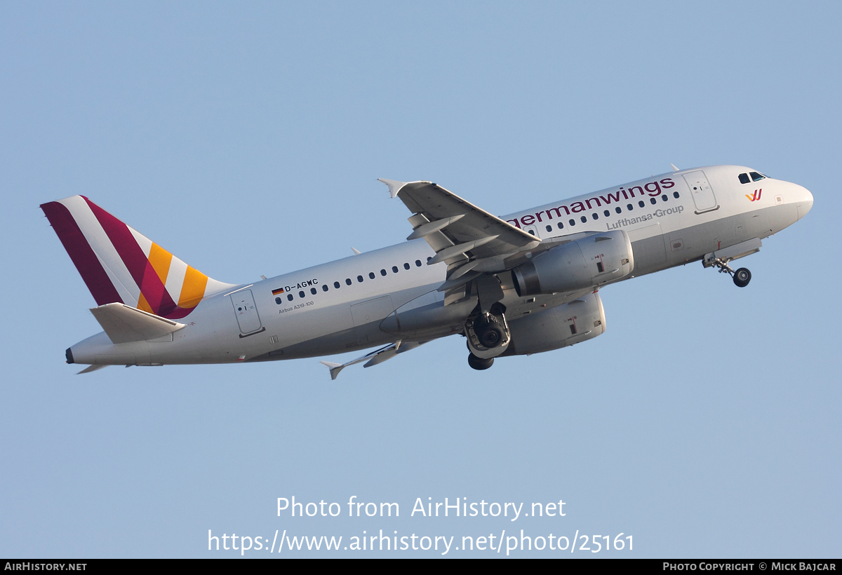 Aircraft Photo of D-AGWC | Airbus A319-132 | Germanwings | AirHistory.net #25161