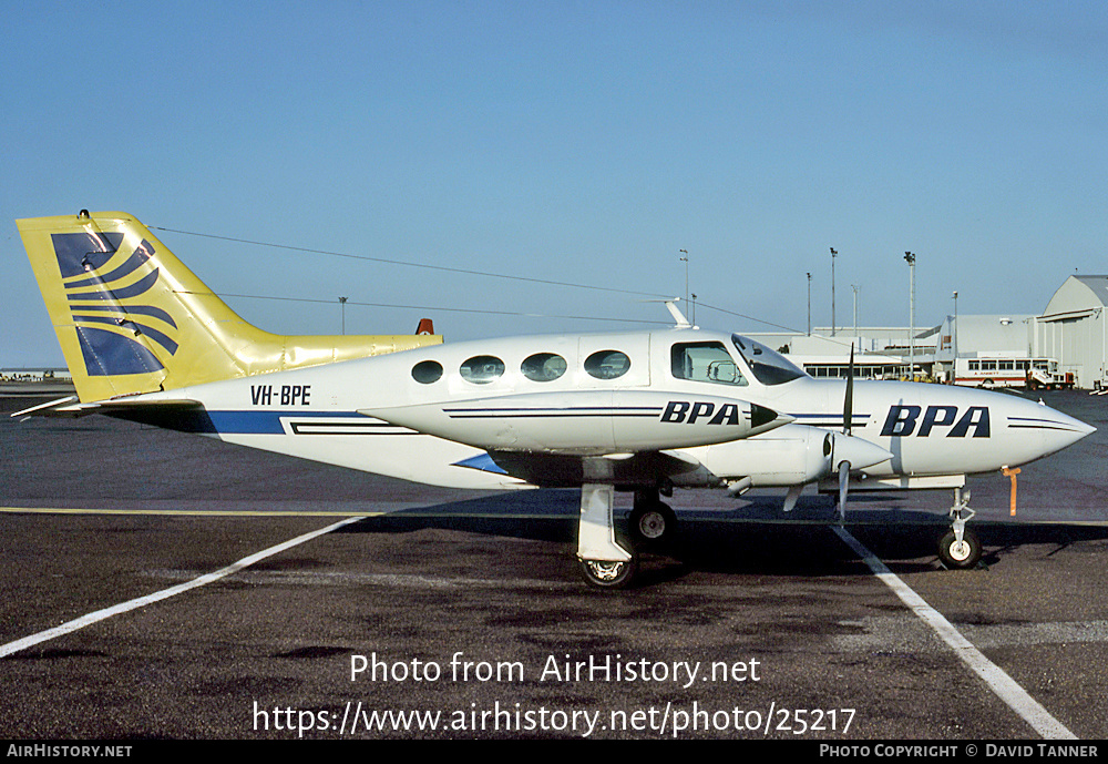 Aircraft Photo of VH-BPE | Cessna 402B Utililiner | Bush Pilots Airways - BPA | AirHistory.net #25217