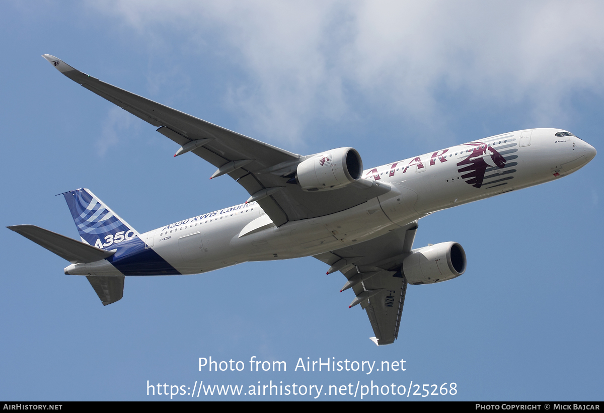 Aircraft Photo of F-WZNW | Airbus A350-941 | Airbus | AirHistory.net #25268