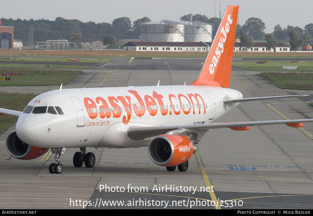 Aircraft Photo of G-EZAX | Airbus A319-111 | EasyJet | AirHistory.net #25310