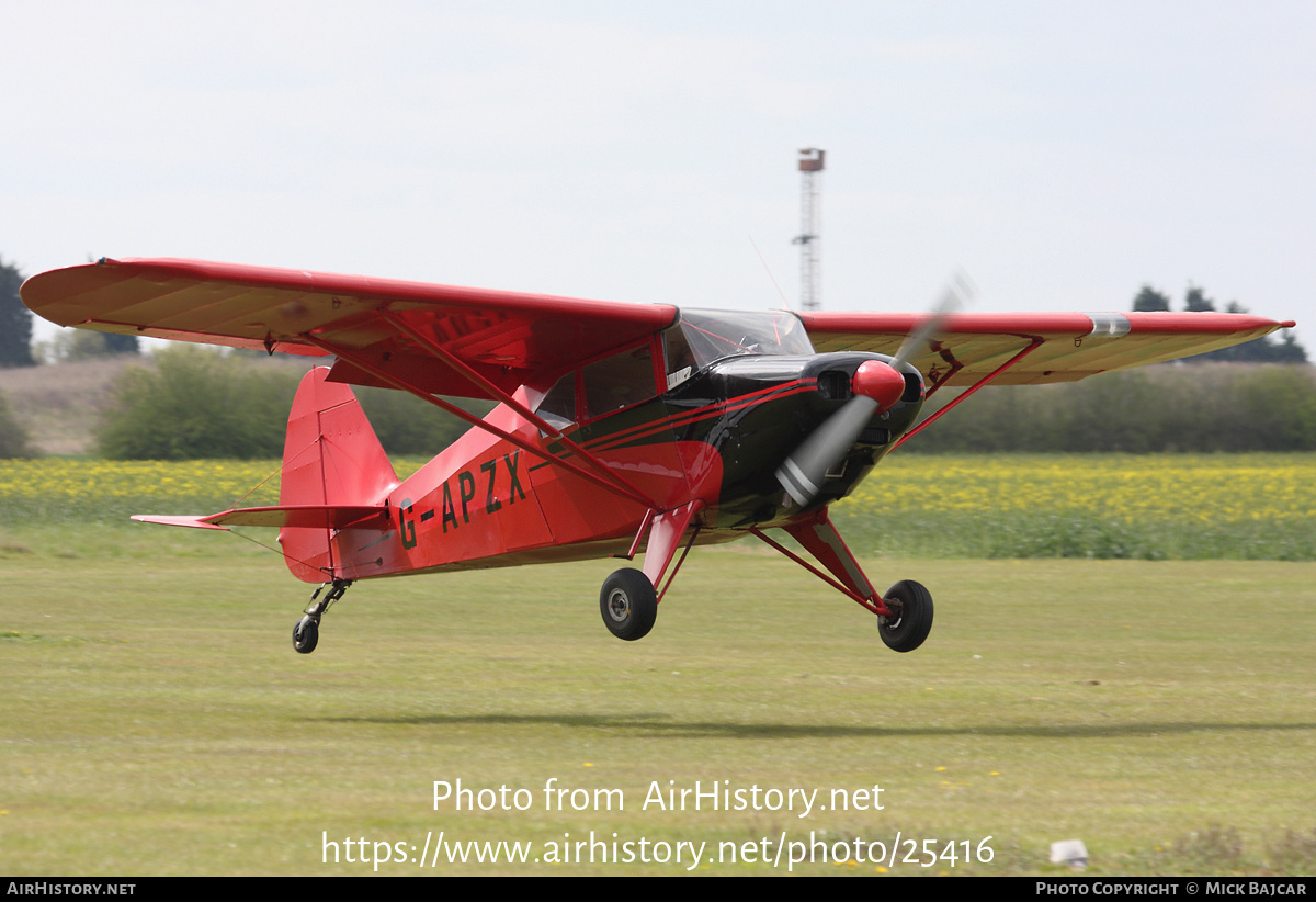 Aircraft Photo of G-APZX | Piper PA-22/20-150 Pacer | AirHistory.net #25416