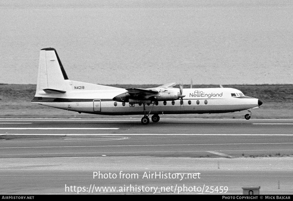 Aircraft Photo of N4218 | Fairchild Hiller FH-227B | Air New England | AirHistory.net #25459