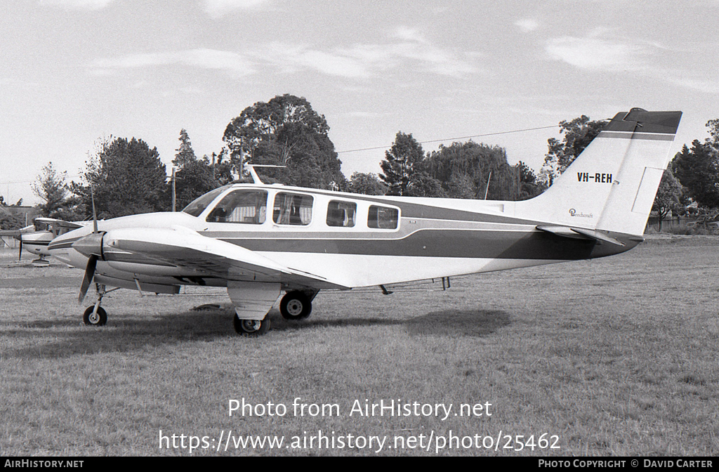 Aircraft Photo of VH-REH | Beech 58 Baron | AirHistory.net #25462