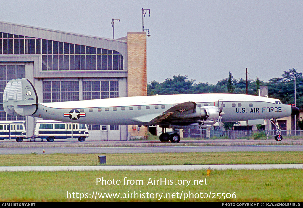 Aircraft Photo of 54-166 / 0-40166 | Lockheed C-121C Super Constellation | USA - Air Force | AirHistory.net #25506