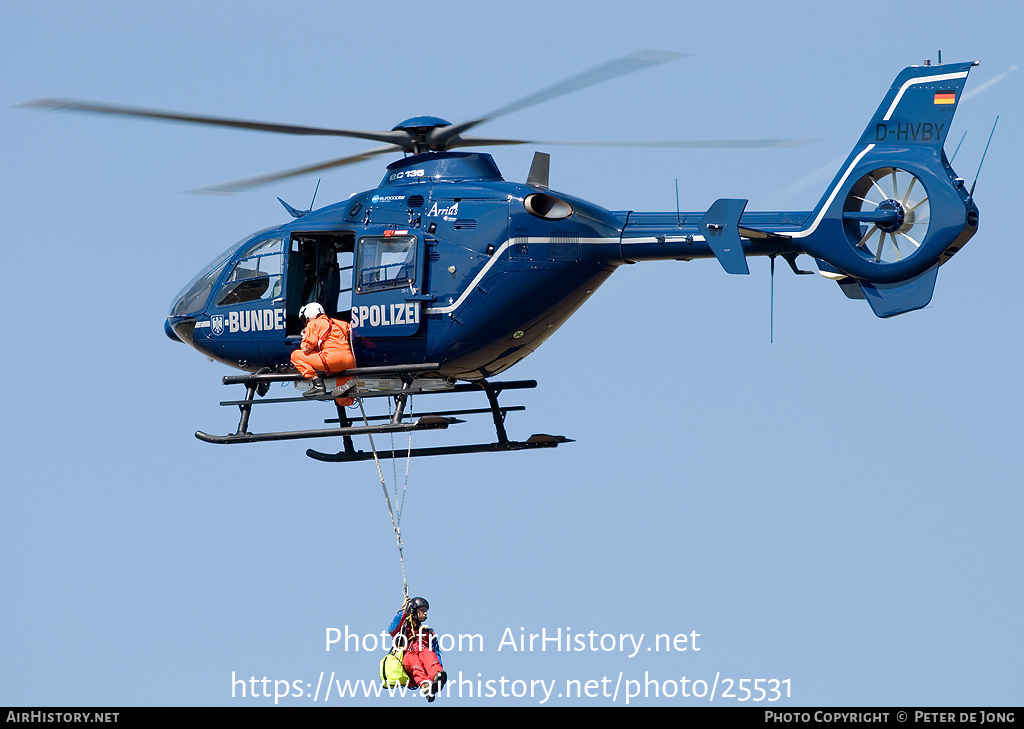 Aircraft Photo of D-HVBY | Eurocopter EC-135T-2 | Bundespolizei | AirHistory.net #25531