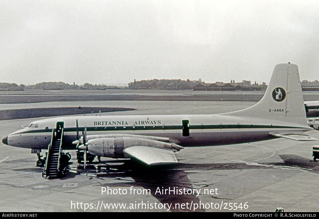 Aircraft Photo of G-ANBA | Bristol 175 Britannia 102 | Britannia Airways | AirHistory.net #25546