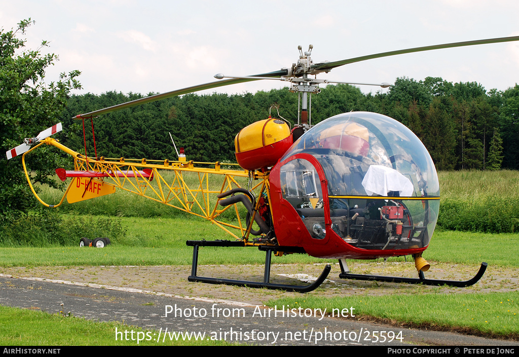 Aircraft Photo of D-HAFF | Westland-Bell 47G-3B-1 | AirHistory.net #25594