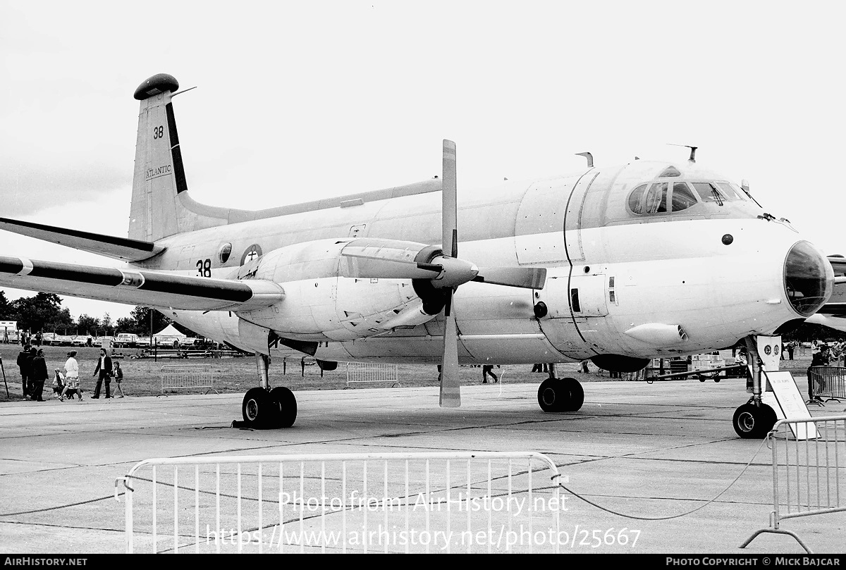 Aircraft Photo of 38 | Bréguet 1150 Atlantic | France - Navy | AirHistory.net #25667