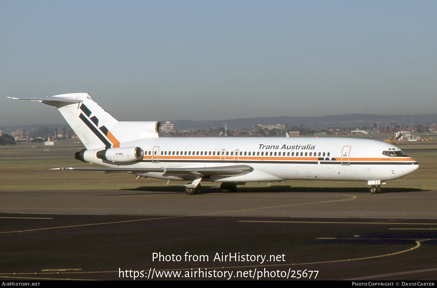 Aircraft Photo of VH-RMZ | Boeing 727-277/Adv | Trans-Australia Airlines - TAA | AirHistory.net #25677