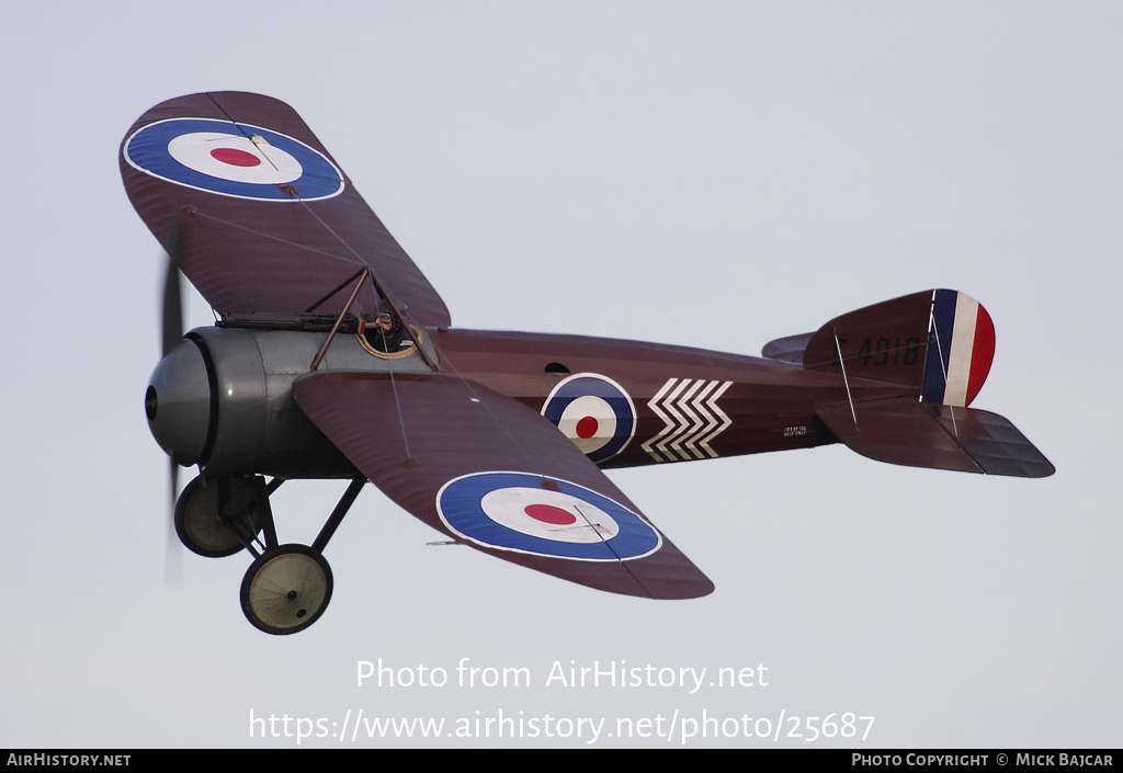 Aircraft Photo of G-BWJM / C4918 | Bristol M-1C (replica) | UK - Air Force | AirHistory.net #25687