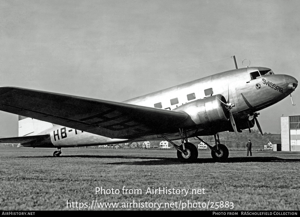 Aircraft Photo of HB-IT* | Douglas DC-2-115B | Swissair - Swiss Air Lines | AirHistory.net #25883