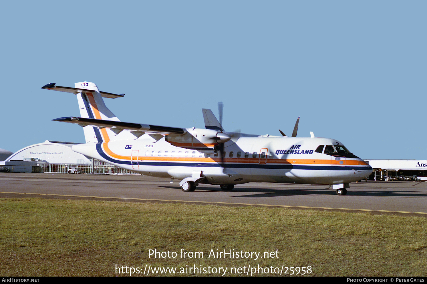 Aircraft Photo of VH-AQD | ATR ATR-42-300 | Air Queensland | AirHistory.net #25958