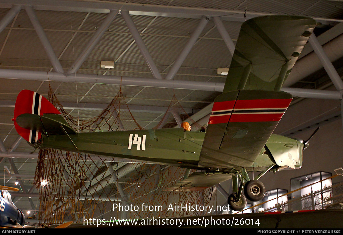 Aircraft Photo of 141 | De Havilland D.H. 82A Tiger Moth II | Norway - Air Force | AirHistory.net #26014