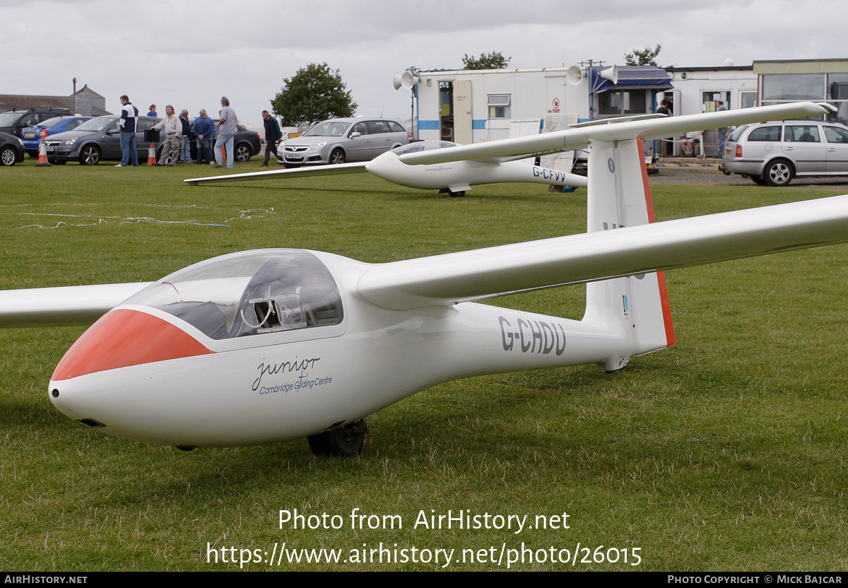 Aircraft Photo of G-CHDU | PZL-Bielsko SZD-51-1 Junior | Cambridge Gliding Centre | AirHistory.net #26015