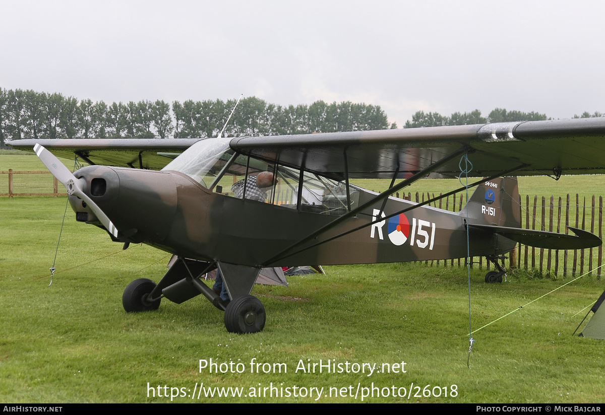 Aircraft Photo of G-BIYR / R-151 | Piper L-21B Super Cub | Netherlands - Air Force | AirHistory.net #26018