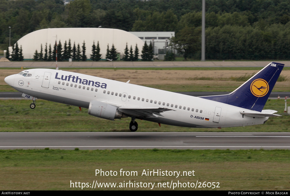 Aircraft Photo of D-ABXM | Boeing 737-330 | Lufthansa | AirHistory.net #26052