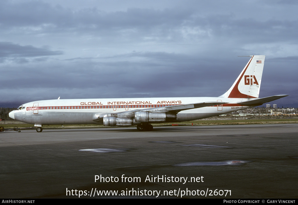 Aircraft Photo of N8437 | Boeing 707-323B | Global International Airways - GIA | AirHistory.net #26071