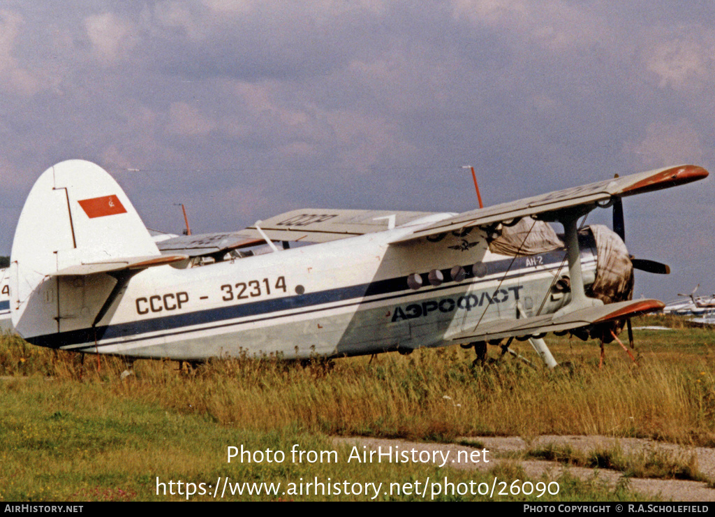 Aircraft Photo of CCCP-32314 | Antonov An-2TP | Aeroflot | AirHistory.net #26090