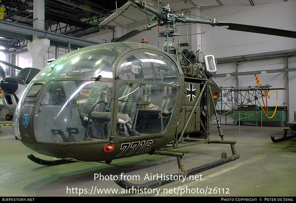 Aircraft Photo of 7716 | Sud SE-3130 Alouette II | Germany - Army | AirHistory.net #26112