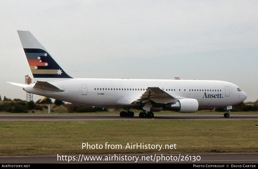 Aircraft Photo of VH-RMH | Boeing 767-277 | Ansett | AirHistory.net #26130