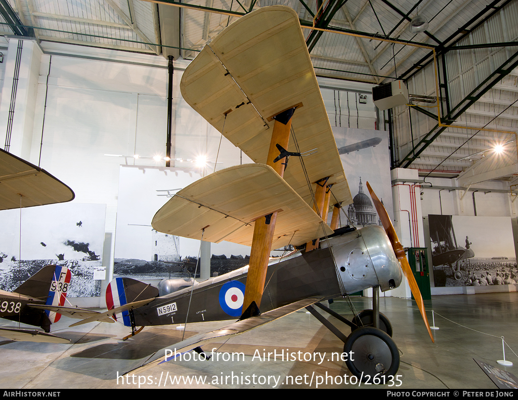 Aircraft Photo of N5912 | Sopwith Triplane | UK - Air Force | AirHistory.net #26135