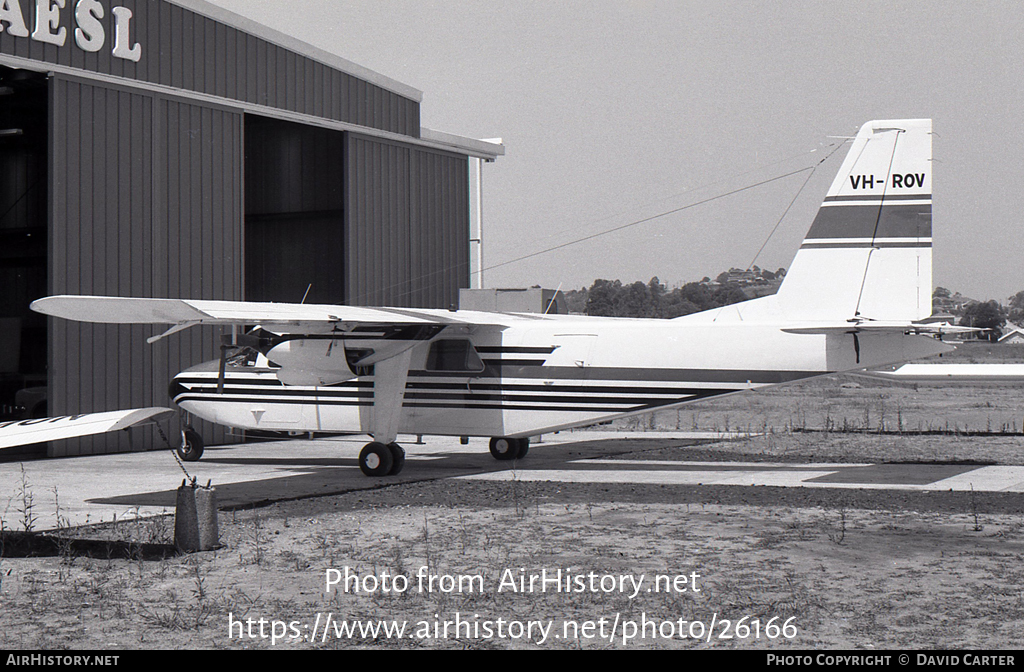 Aircraft Photo of VH-ROV | Britten-Norman BN-2A Islander | AirHistory.net #26166