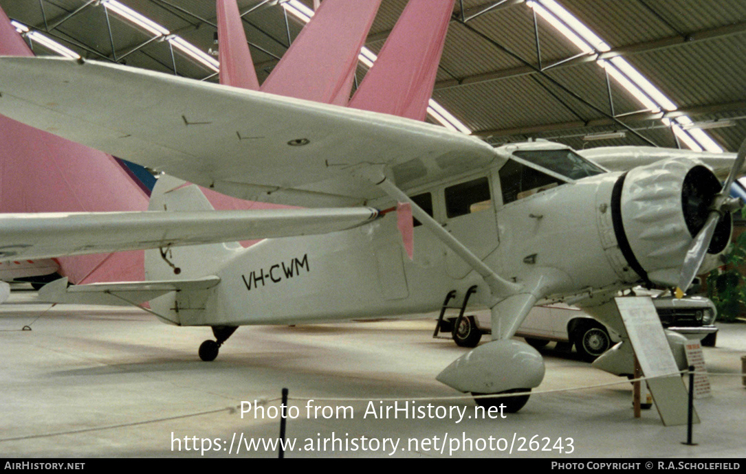 Aircraft Photo of VH-CWM | Stinson SR-8B Reliant | AirHistory.net #26243