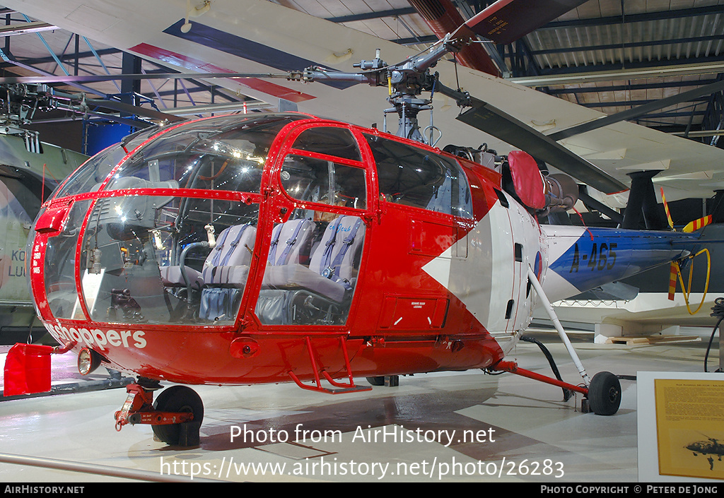 Aircraft Photo of A-465 | Sud SE-3160 Alouette III | Netherlands - Air Force | AirHistory.net #26283