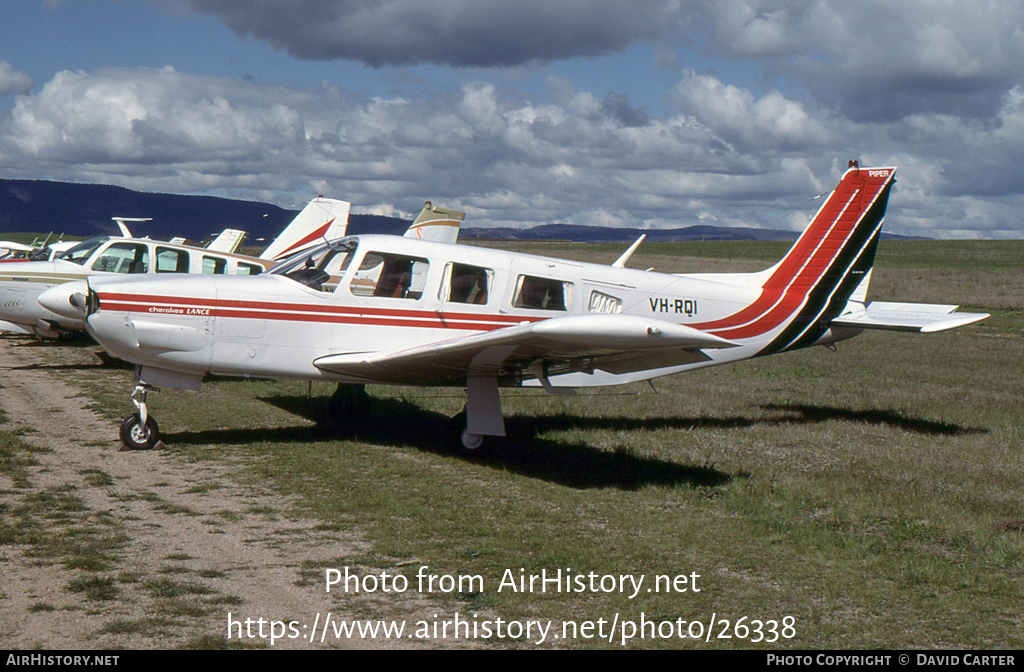 Aircraft Photo of VH-RQI | Piper PA-32R-300 Cherokee Lance | AirHistory.net #26338