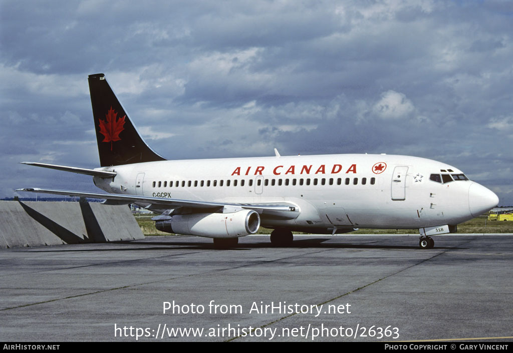 Aircraft Photo of C-GCPX | Boeing 737-217/Adv | Air Canada | AirHistory.net #26363