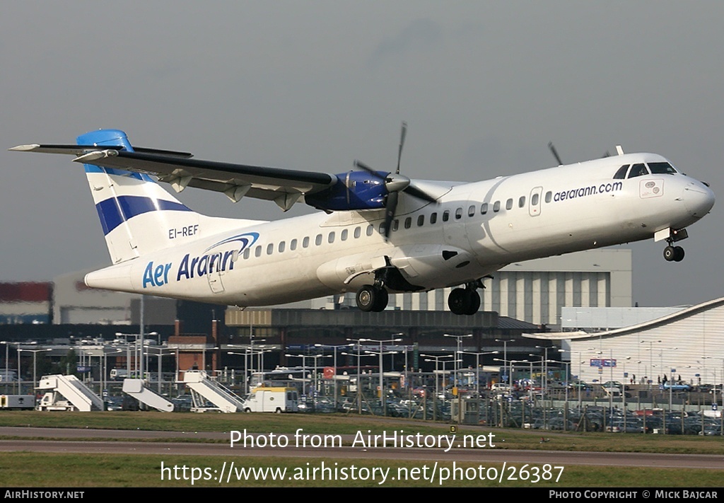 Aircraft Photo of EI-REF | ATR ATR-72-202 | Aer Arann | AirHistory.net #26387