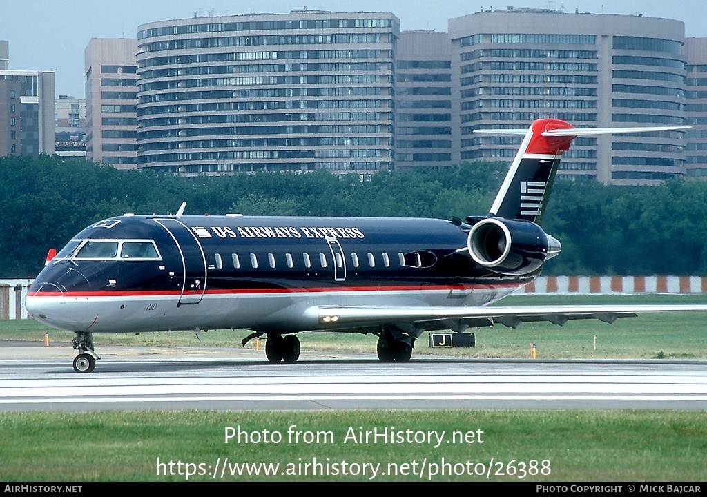 Aircraft Photo of N77181 | Bombardier CRJ-200LR (CL-600-2B19) | US Airways Express | AirHistory.net #26388