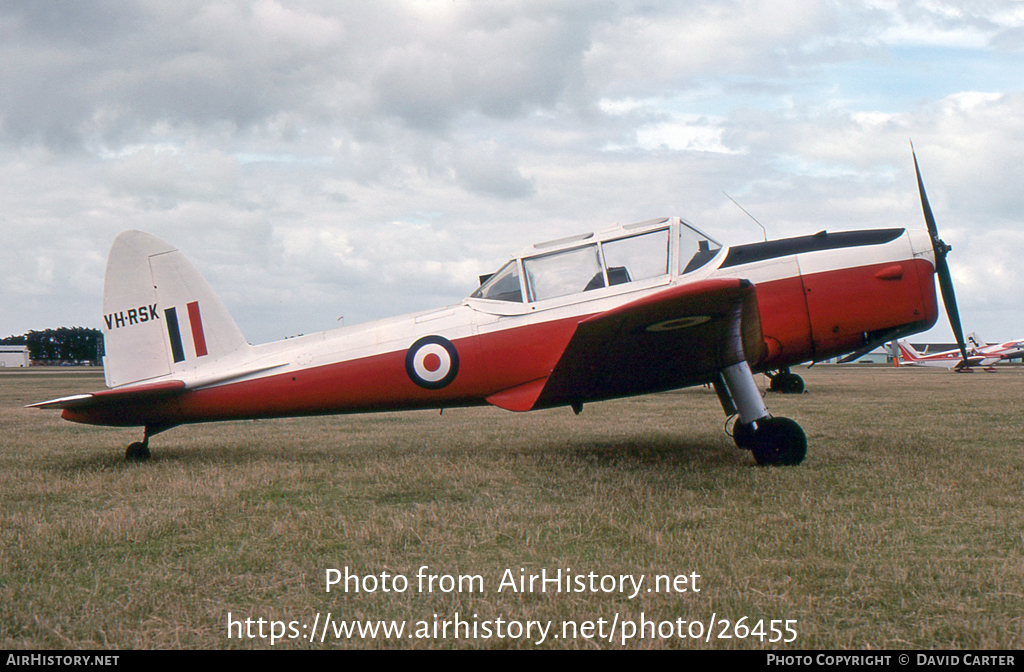 Aircraft Photo of VH-RSK | De Havilland DHC-1 Chipmunk 22 | UK - Air Force | AirHistory.net #26455