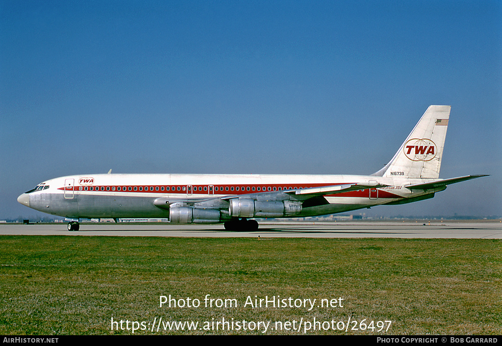 Aircraft Photo of N16739 | Boeing 707-131B | Trans World Airlines - TWA | AirHistory.net #26497