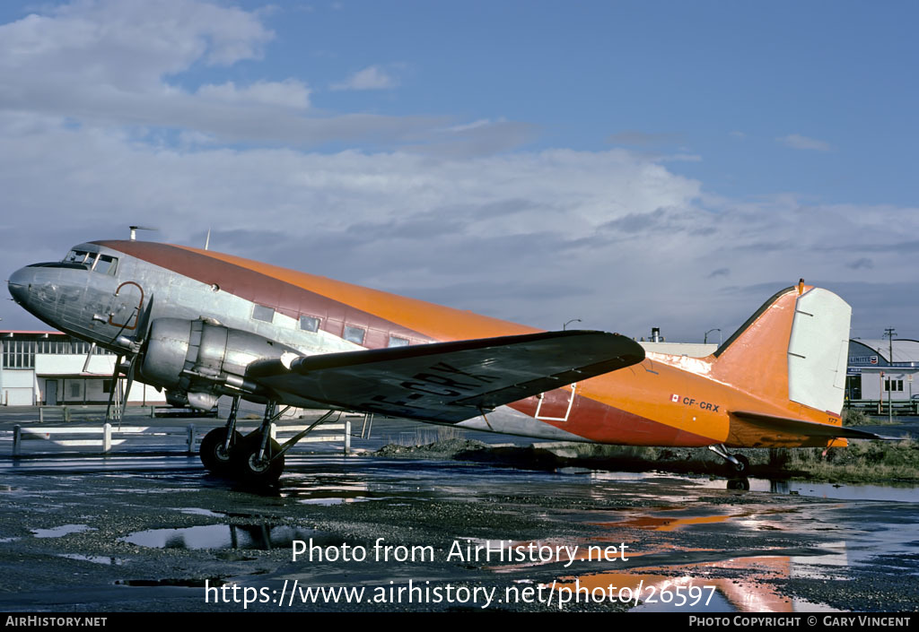 Aircraft Photo of CF-CRX | Douglas DC-3A | AirHistory.net #26597