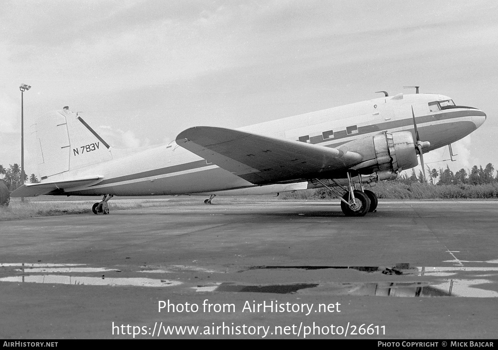 Aircraft Photo of N783V | Douglas DC-3(CF) | AirHistory.net #26611