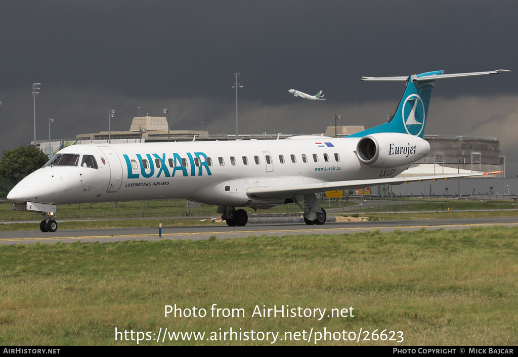 Aircraft Photo of LX-LGY | Embraer ERJ-145LU (EMB-145LU) | Luxair | AirHistory.net #26623