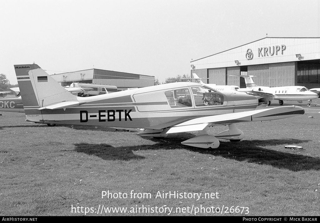 Aircraft Photo of D-EBTK | Robin HR-200-210D Safari | AirHistory.net #26673