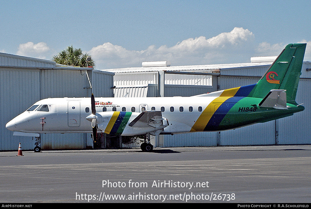 Aircraft Photo of HI848 | Saab 340A | Caribair | AirHistory.net #26738