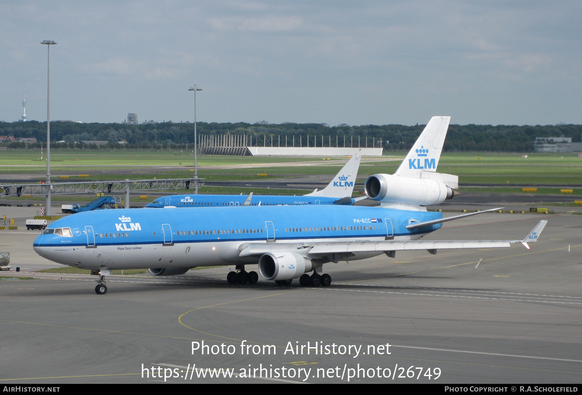 Aircraft Photo of PH-KCC | McDonnell Douglas MD-11 | KLM - Royal Dutch Airlines | AirHistory.net #26749