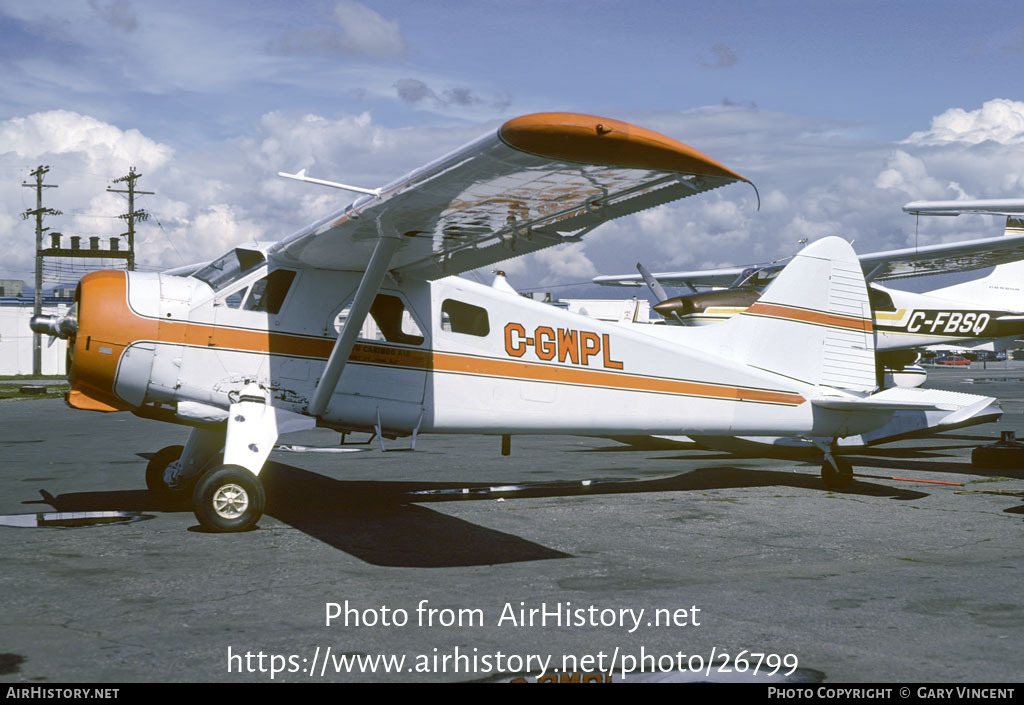 Aircraft Photo of C-GWPL | De Havilland Canada DHC-2 Beaver Mk1 | North Cariboo Air | AirHistory.net #26799