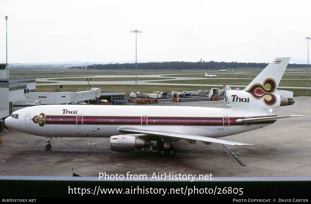 Aircraft Photo of HS-TGD | McDonnell Douglas DC-10-30 | Thai Airways International | AirHistory.net #26805