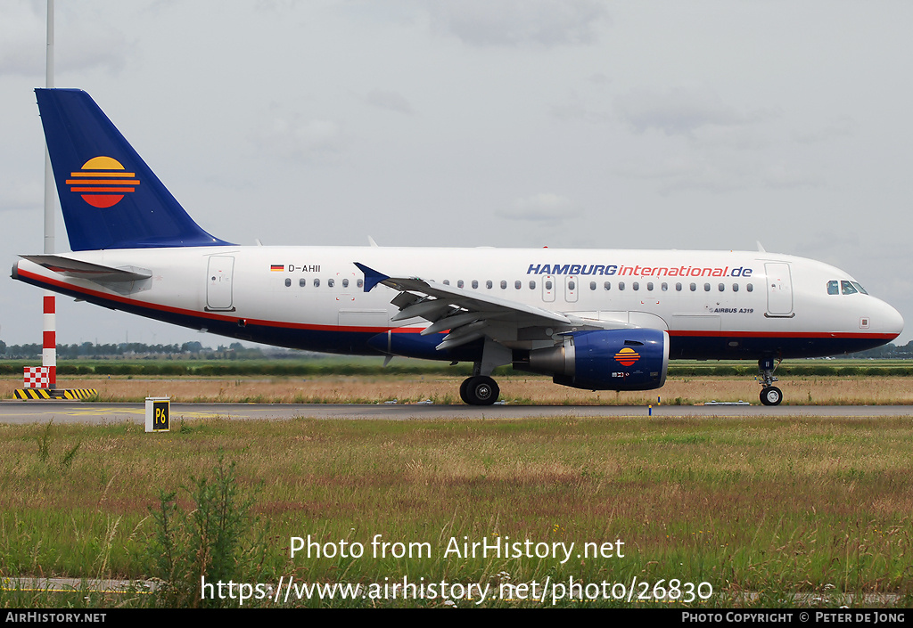 Aircraft Photo of D-AHII | Airbus A319-111 | Hamburg International | AirHistory.net #26830