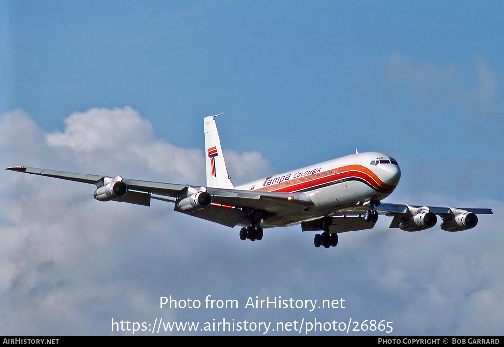 Aircraft Photo of HK-2401X | Boeing 707-373C | TAMPA - Transportes Aéreos Mercantiles Panamericanos | AirHistory.net #26865