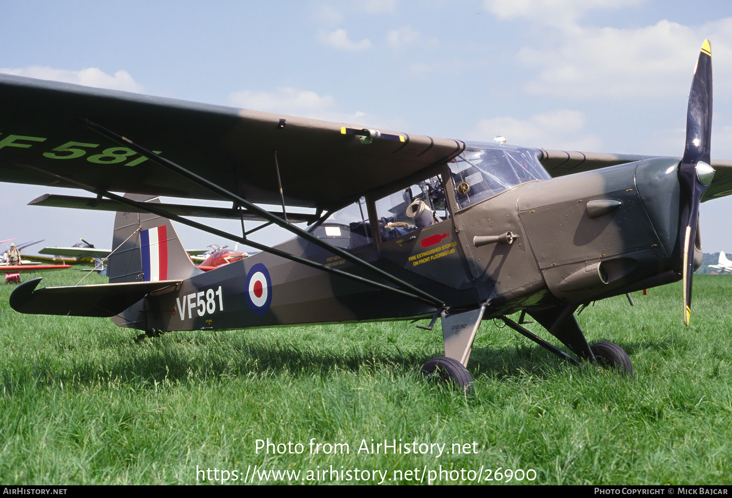 Aircraft Photo of G-ARSL / VF581 | Beagle A-61 Terrier 1 | UK - Army | AirHistory.net #26900