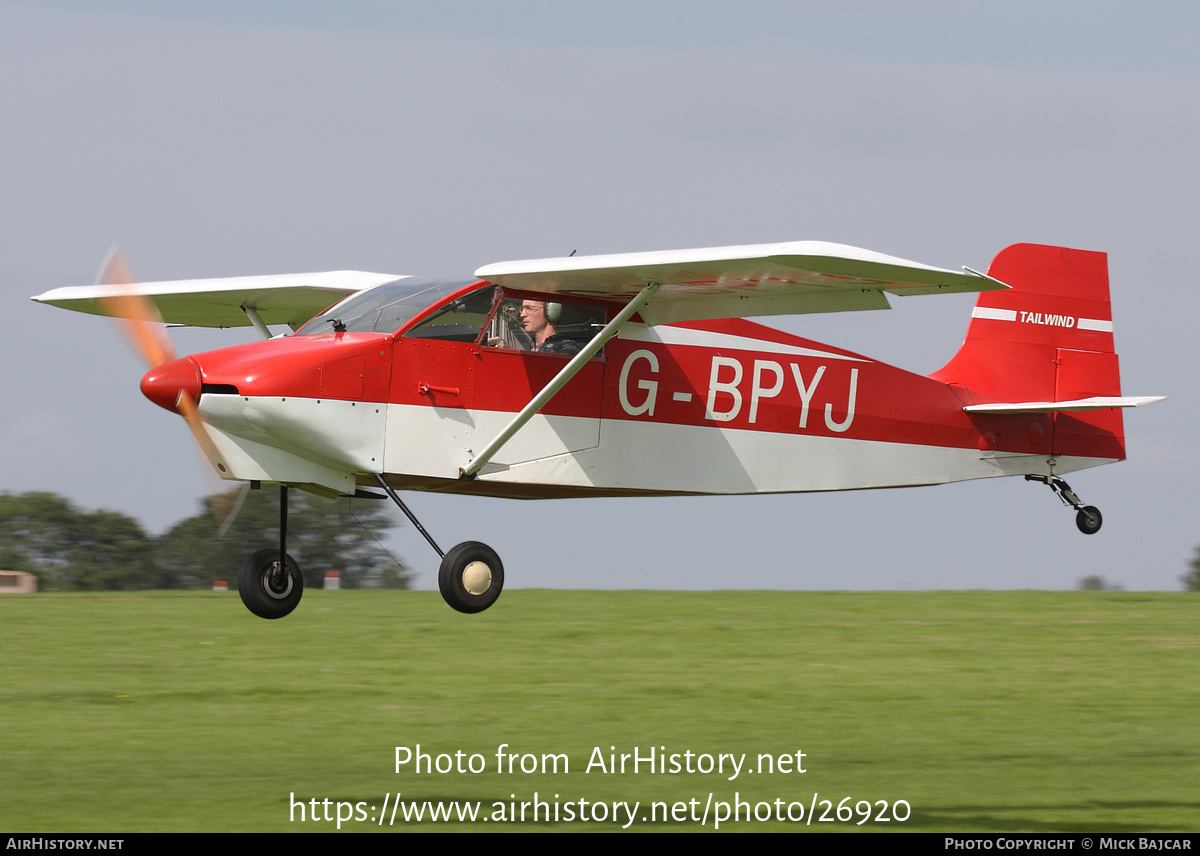 Aircraft Photo of G-BPYJ | Wittman W-8 Tailwind | AirHistory.net #26920