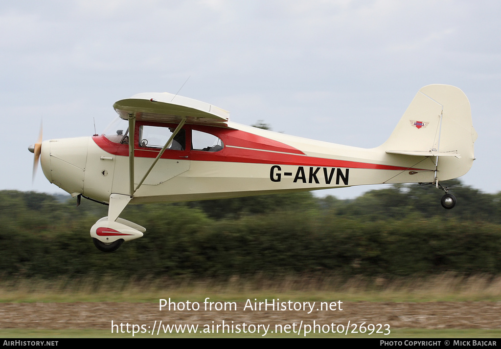 Aircraft Photo of G-AKVN | Aeronca 11AC Chief | AirHistory.net #26923