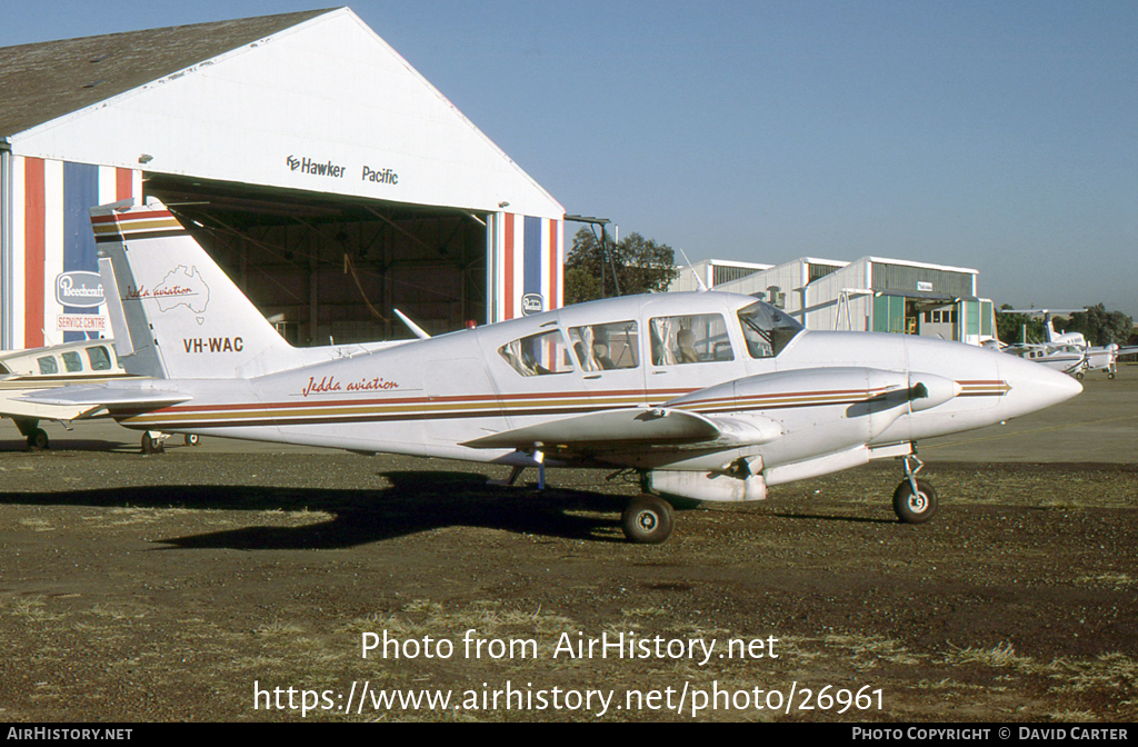 Aircraft Photo of VH-WAC | Piper PA-23-250 Aztec E | Jedda Aviation | AirHistory.net #26961