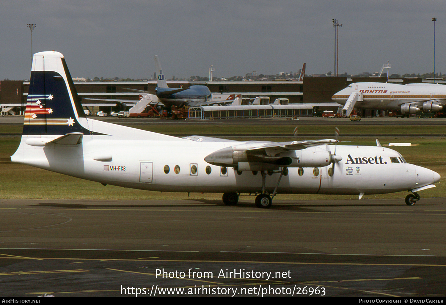 Aircraft Photo of VH-FCB | Fokker F27-500F Friendship | Ansett | AirHistory.net #26963