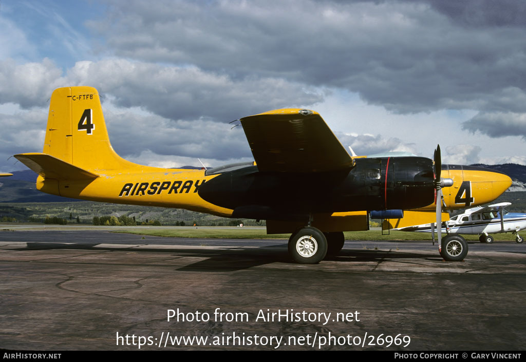 Aircraft Photo of C-FTFB | Douglas B-26/AT Invader | Air Spray | AirHistory.net #26969